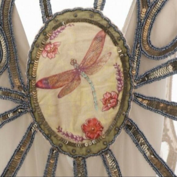 Sheryl Crow Beaded Hero Vests Nude - Picture 4 of 7